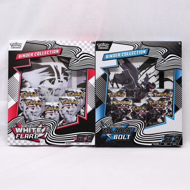 pokemon card binder scarlet and violet TCG & 10.5 White Flare Box : Toys & Games Whether for personal use or thoughtful gifting Pokmon Trading Card Game: Scarlet