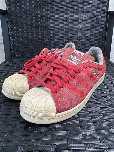 ADIDAS SUPERSTAR WEAVE Pack "Tomato" Shell Toe Sneakers Men Size 10.5  $44.80 - PicClick