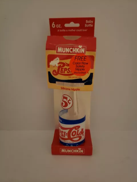 Pepsi-Cola VTG Baby Bottle Limited Edition Series Munchkin 1994 PepsiCo USA