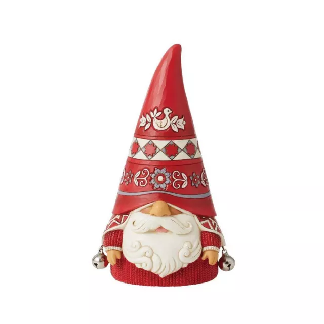 Jim Shore Heartwood Creek: Nordic Noel Gnome with Jingle Bells Figurine 6012892