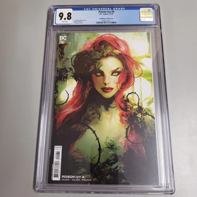 Poison Ivy #4 CGC 9.8 Sozomaika Variant Cover DC Comics 2022