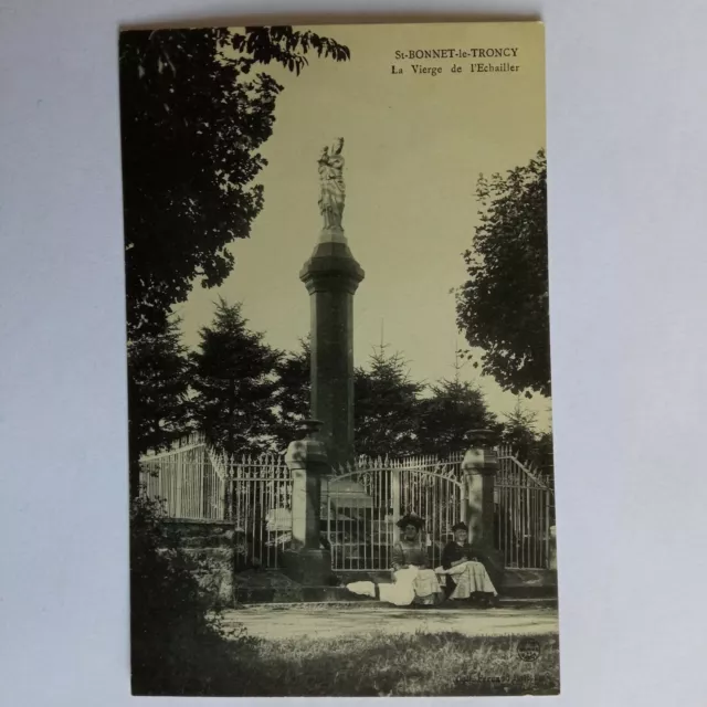 Cpa - Saint-Bonnet-Le-Troncy-La Vierge De L'echailler-Rhone-(69)- Carte Postale