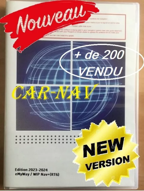 Mise à jour cartographique GPS RT6 eMyWay et WipNav+ 2023-2024 Version v120