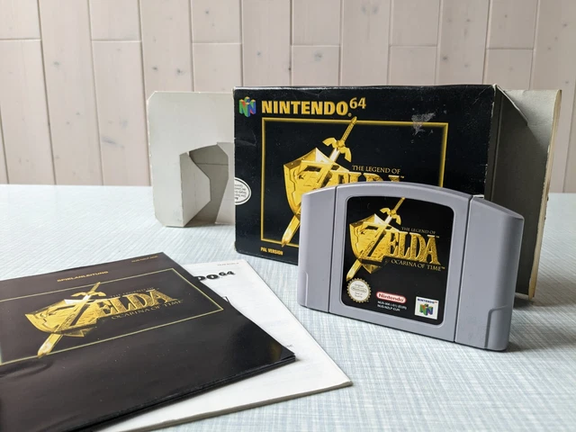 The Legend of Zelda Ocarina of Time N64 komplett mit OVP und Anleitung