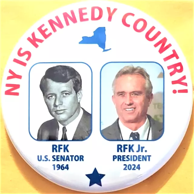 2024 ROBERT F. Kennedy JR. for President Campaign Button Democrat 2.25