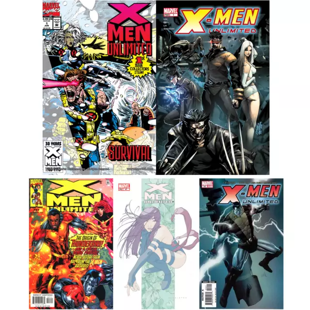 X-Men Unlimited U PICK comic 1 2 3 4 5-14-50 27 47 1993 2004 Marvel MCU Disney+