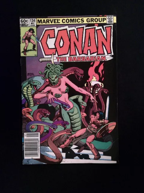 Conan the Barbarian #134  MARVEL Comics 1982 VF NEWSSTAND