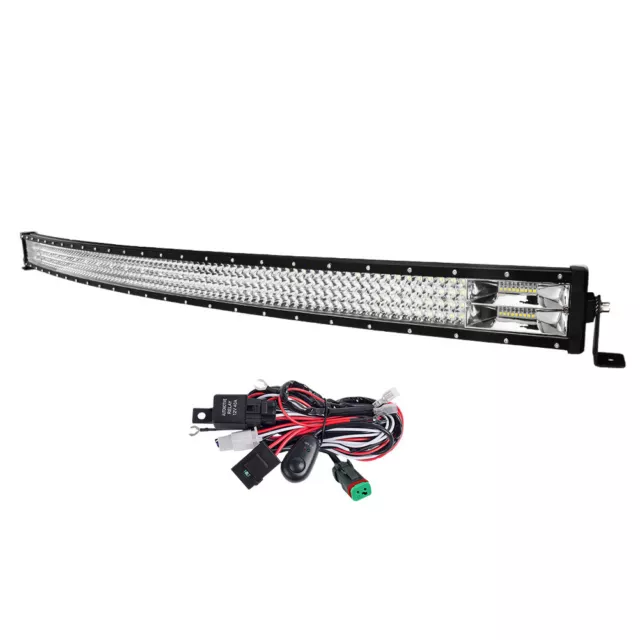 50Inch Cree LED Curved Light Bar 4WD 4x4 Car Automotive Offroad Lighting