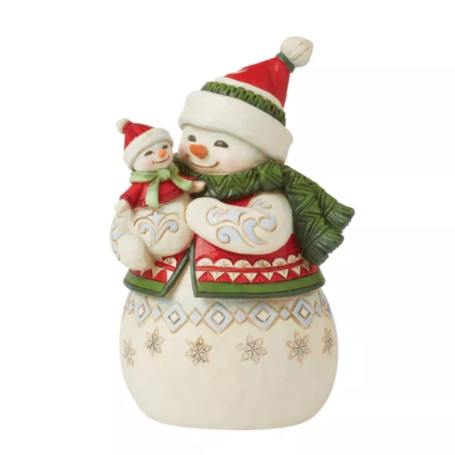 Jim Shore Heartwood Creek Christmas Pint Size Snowman Snowbaby Figurine 6012964