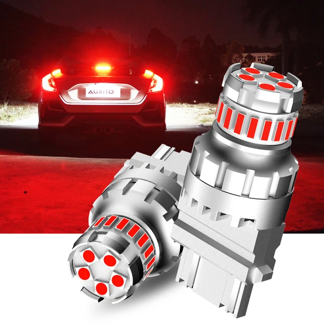 Flash RED 3157 LED Brake Stop Tail Lights for Chevy Malibu 97-2003 Cruze 2011-15