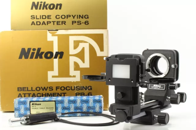 [N MINT++ in Box] Nikon PB-6 Bellows Attachment PS-6 Slide Copying From JAPAN