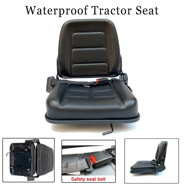 Adjustable Tractor/Excavator/Forklift/Loader Seat Waterproof Seat& Belt Backrest