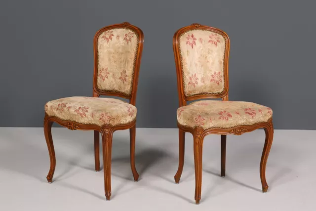 2x Wunderschöne Chippendale Stühle Antik Stuhlset 2