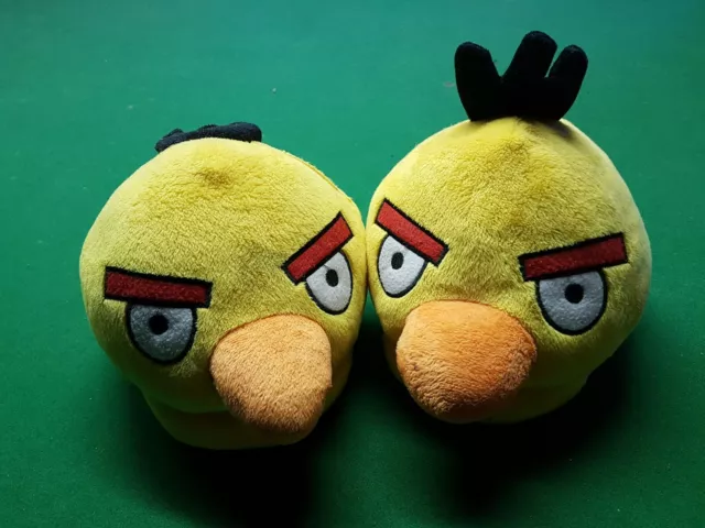 Angry Birds Slippers Plush Yellow Beloved Collectible App Game Movie Figure