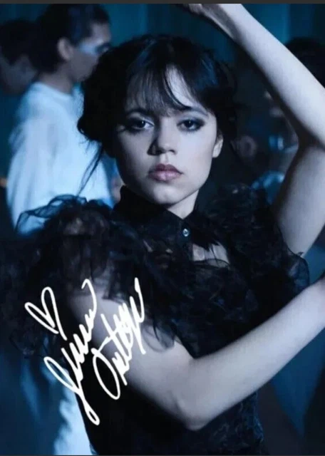Jenna Ortega Pre Print Autograph Signed Sexy Photo