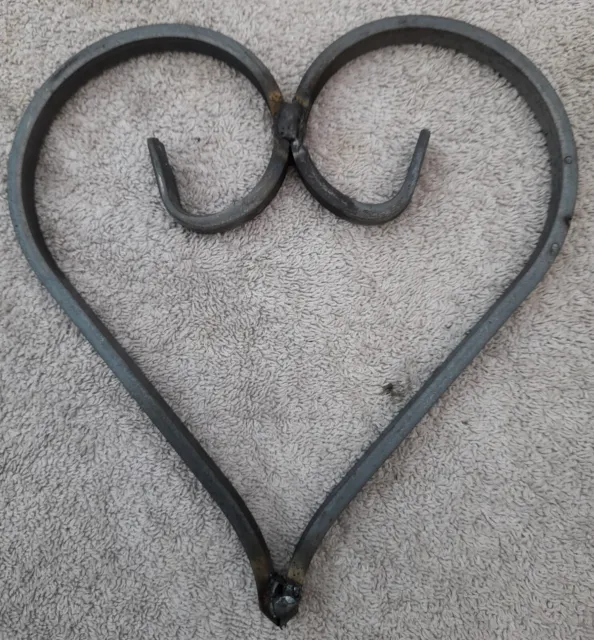 Wrought Iron Heart 20cm x 20cm Decorative Panel Fence Gates 6th Wed Anniversary