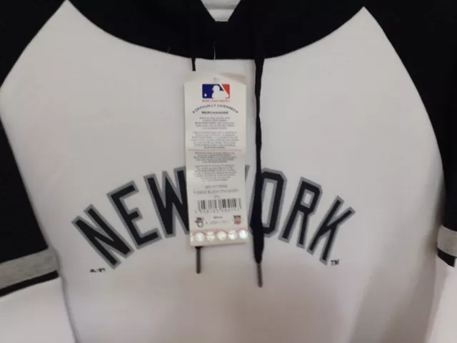Felpa con cappuccio da baseball New York Yankees da uomo nuova con etichette taglia XXL