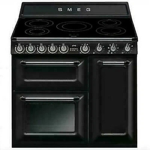 SMEG TR93IBL Noir Cuisine Victoria Table de Cuisson À Induction Four Électrique