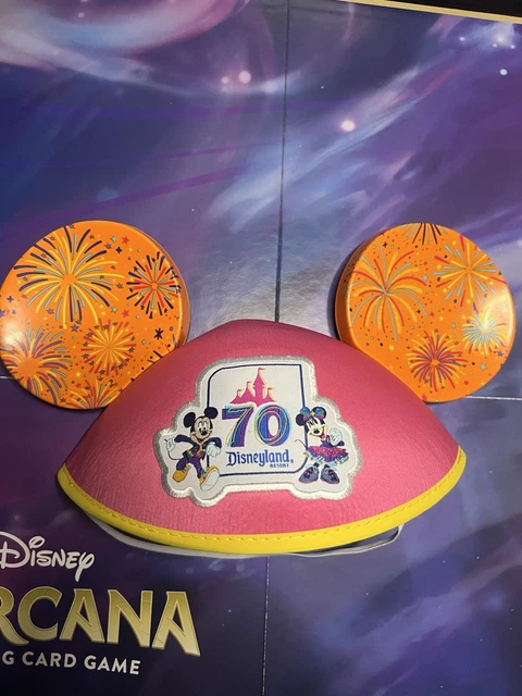 DISNEYLAND 2025 CAST Member Exclusive 70th Anniversary EAR HAT $103.92 ...