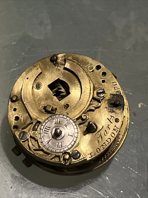 Coq De Montre En Laiton Ciselé - Pour Montre Oignon/savonnette XVII/XVIIIe - Pièce Vintage N°4