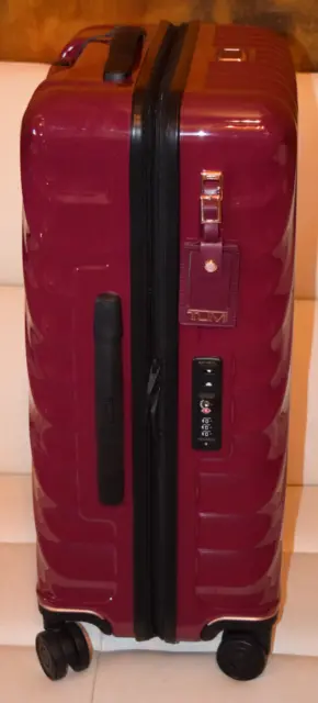 NWT TUMI Short Trip Expandable 4 Wheeled Packing Suitcase Luggage 26" Berry $825