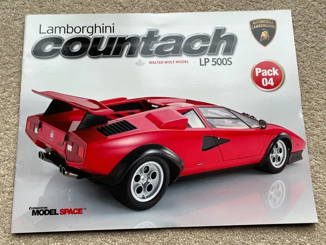 PACK 4 MAGAZINE Deagostini Lamborghini Countach Walter Wolf Model ...