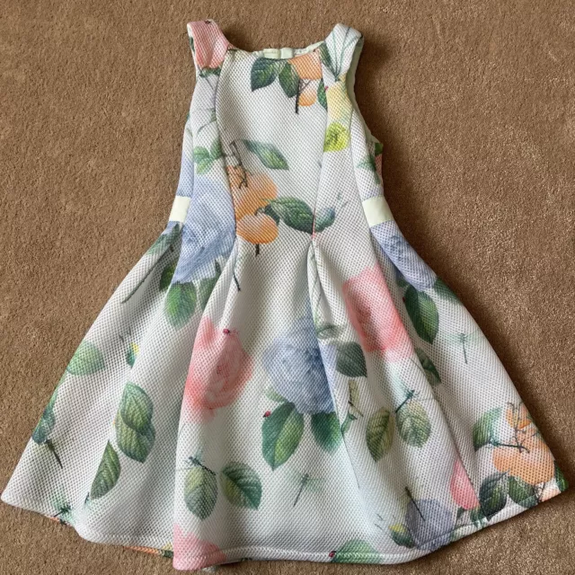 Baker By Ted Baker Girls Floral Dress Age 7 Years