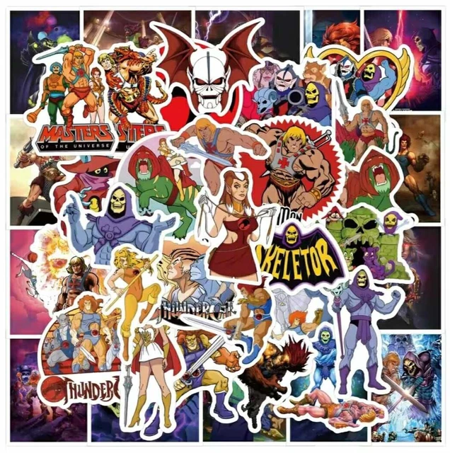 Heeman Sticker THUNDERCATS HE-MAN Stickers Scrapbook Laptop Consoles Books Cases Retro ...