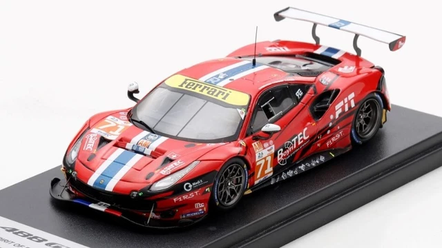 LOOKSMART LS18LM033 Ferrari 488 GTE Evo Riley #74 Le Mans 2022 Fraga Bird Van Gisbergen 1 18