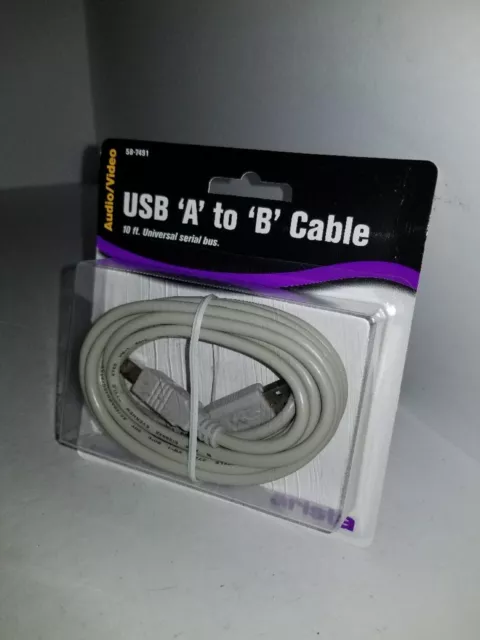 Nuevo arista 3M USB "Un" A "B" Cable para Ordenador Impresora Conexión P33