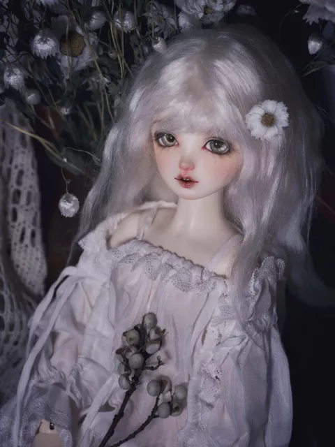 Bambola 1/4 BJD SD bambina nuda resina corpo articolato occhi trucco viso regalo fatto a mano