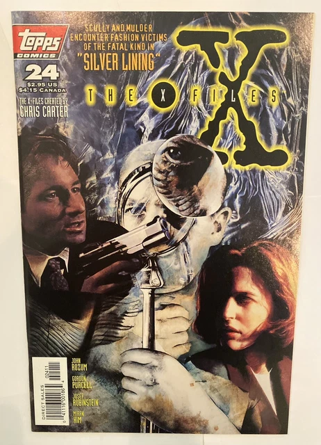 Topps The X-Files Comic Vol. 1 #24 “Silver Lining” (1996) VF