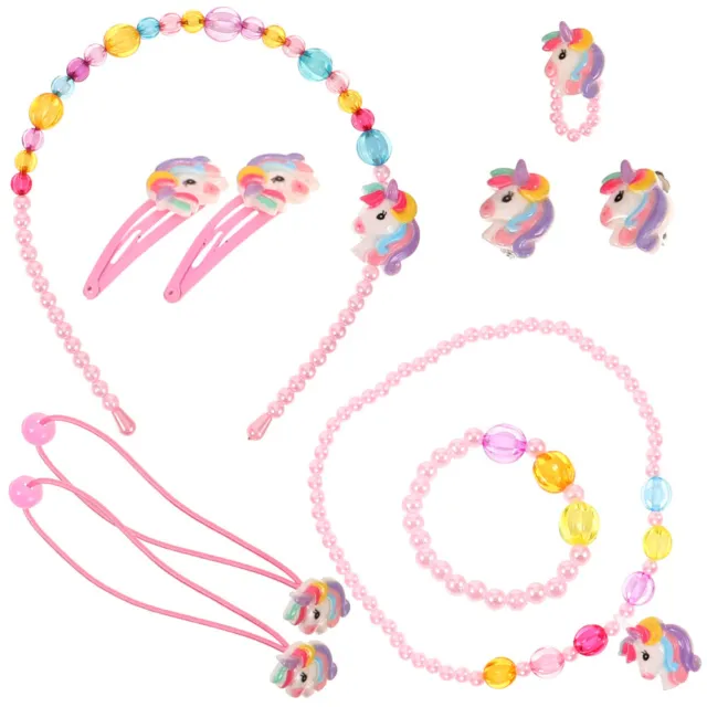 1 Satz Perlen Halskette für Kinder Schmuckset für Mädchen Schmuckset für Kinder
