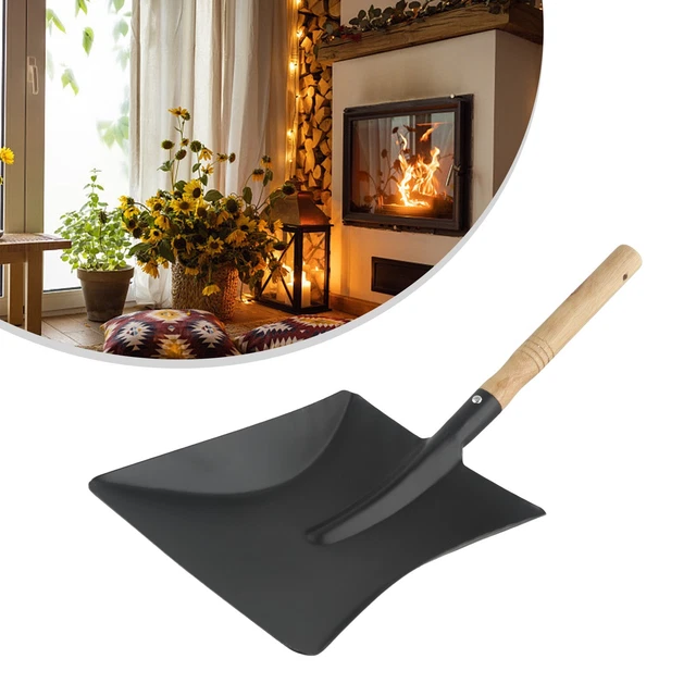 Pelle à Cendres PRETYZOOM - Long Manche Pour Barbecue Et Cheminée - Fonte Robuste - 2