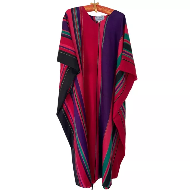 Blue Hawaii For Liberty House Vintage Womens Kaftan One Size Multicolor Pullover