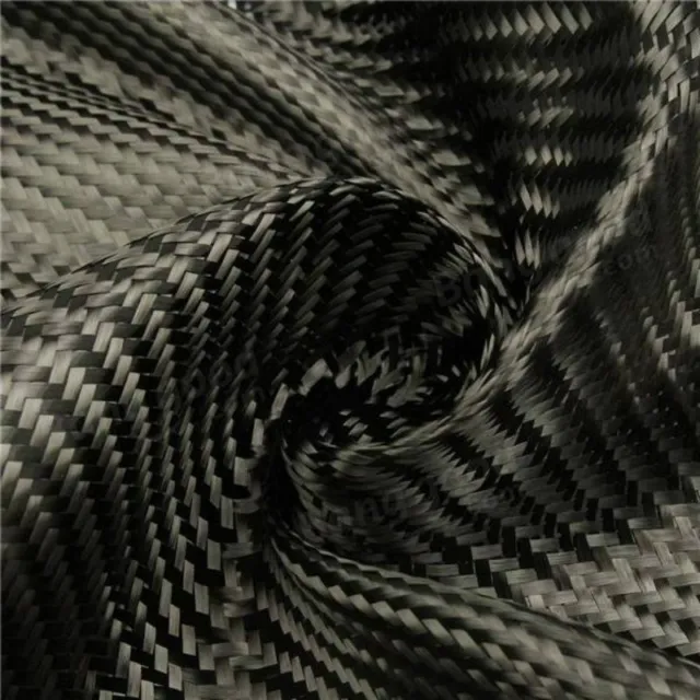 Tissu en vraie fibre de carbone 200 g/m² 3k 2/2 TWILL