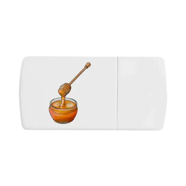 'Jarro de miel con teja' caja de píldoras con divisor de tableta (PI00020774)