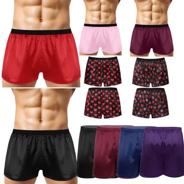 Mens Open/Close Penis Sheath Sleeve Shorts Breathable Boxer Briefs
