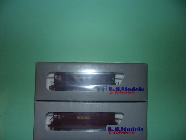 LS MODELS coffret 2 wagons minéraliers DMH HAUTS FOURNEAUX R 95