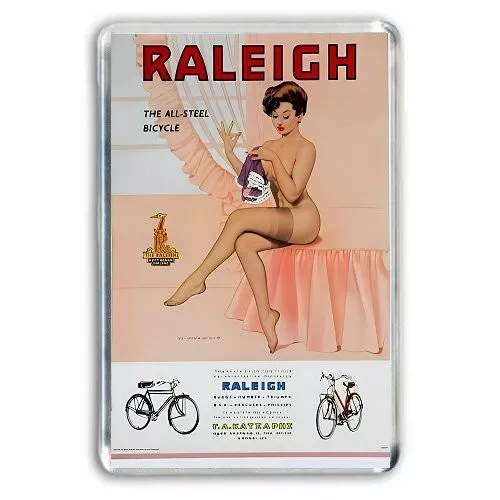 Retro - Raleigh The All Steel Bicycle  (Bikes) Advert - Jumbo Fridge Magnet