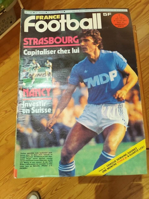 Revue France Football 1978 N° 1701 Maillot Paris Saint Germain Rtl