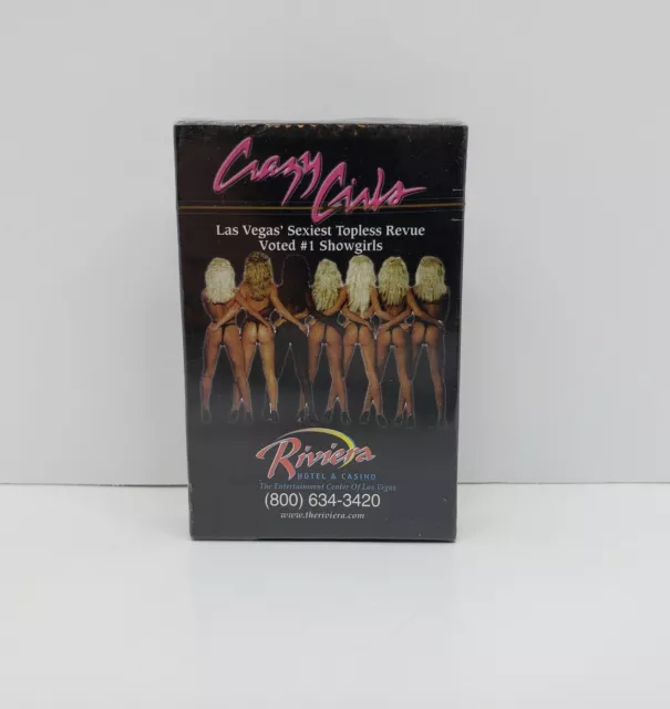 1 Deck of Playing Cards RIVIERA Hotel-Casino Las Vegas Vintage NIP *CRAZY GIRLS*