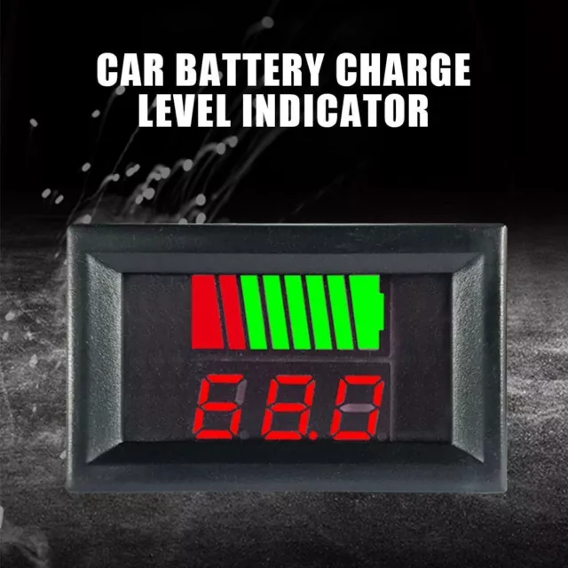 Meter Car Battery Charge Level Indicator Battery Tester 12V 24V 36V 48V 60V 72V