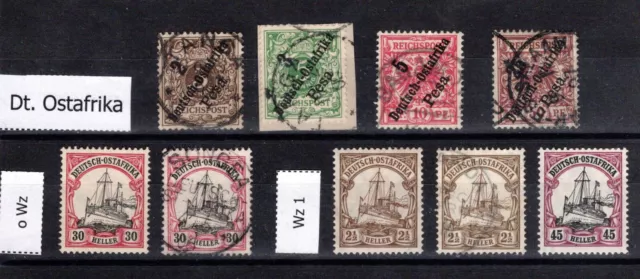 Kleine Sammlung - Deutsch-Ostafrika / DOA (mit MiNr. 6, 10 & 27)