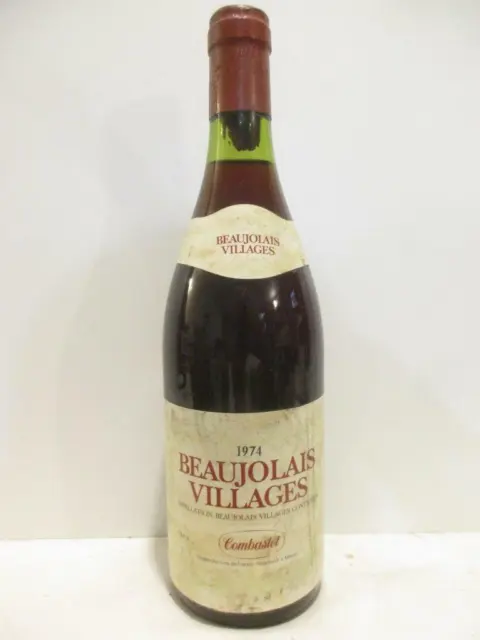 villages combastet rouge 1974 - beaujolais