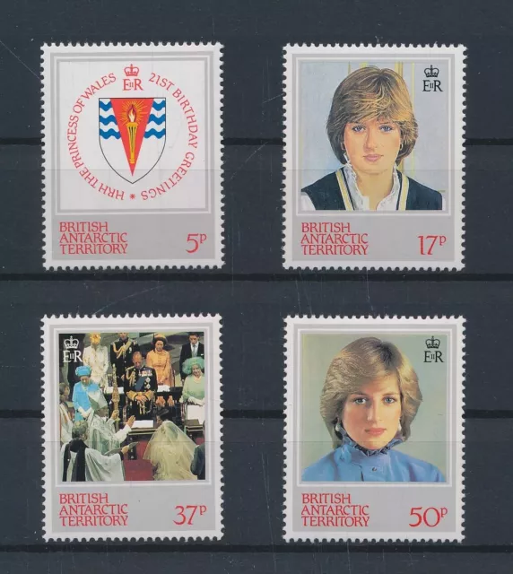 BV21866 British Antarctic Territory princess Diana fine lot MNH