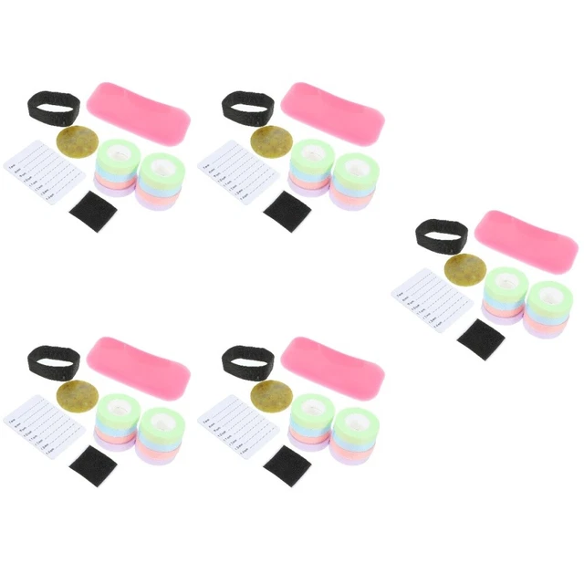 55 pièces maquillage portable professionnel bandes d'extension de cils