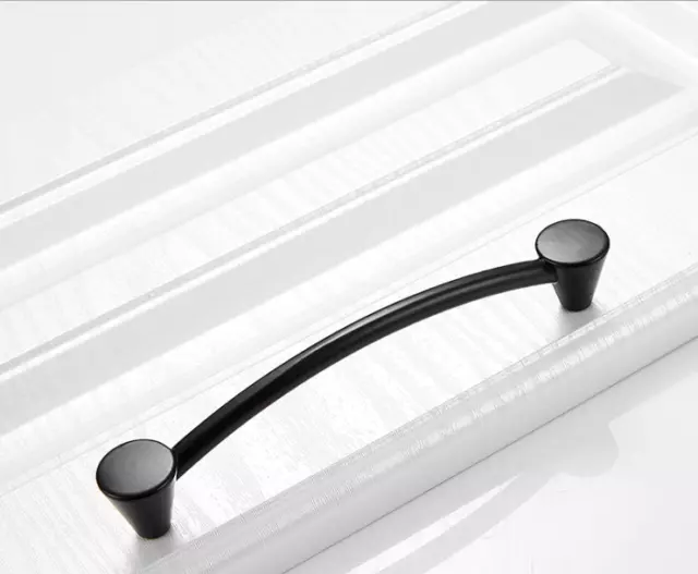 Zinc Alloy Black Cabinet Handles American style Kitchen Cupboard Door Pulls