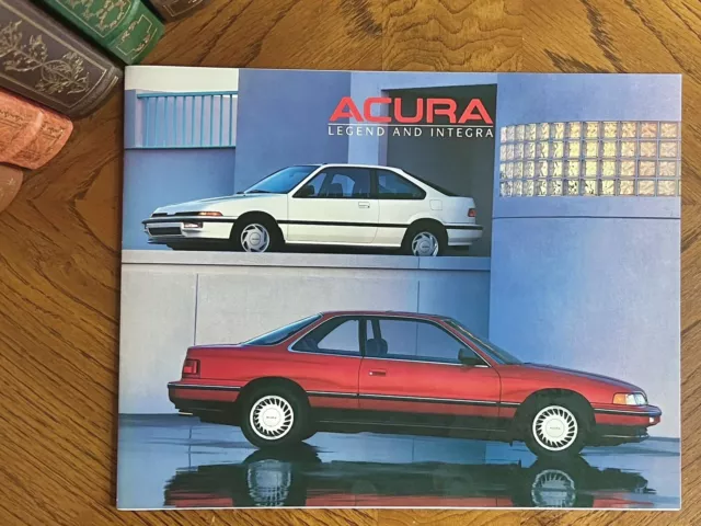 New Original 1988 ACURA LEGEND & INTEGRA Full Line 16-pg. Sales Brochure/Catalog