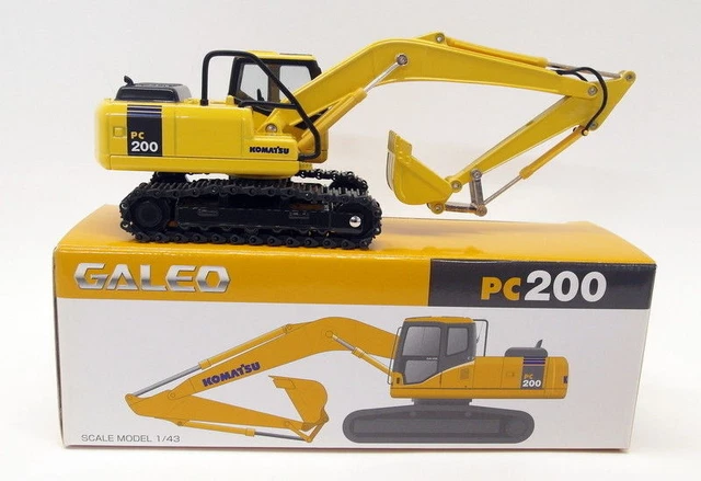 TOMICA 1/43 SCALE Diecast - PC200 Galeo Komatsu PC200 Excavator EUR 427